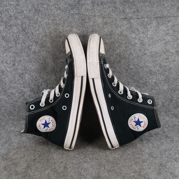 Converse Shoes Youth 3 High Top Sneakers Casual Kids Chuck Taylor All Star Black - Picture 8 of 13